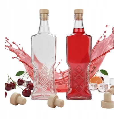 Bimberek - Oekraïense Serie - Glazen Fles - 500ml - Met Kurk