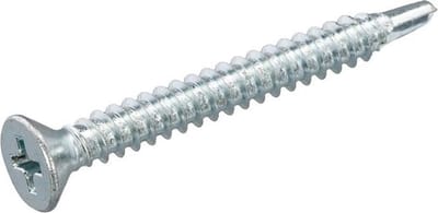 Zelfborende Plaatschroeven - Phillips 2 Platkop - 3,5 x 19mm - Voldraad - Verzinkt (200 stuks)