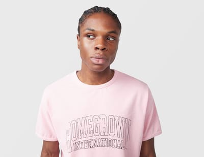 Home Grown International Ringer T-Shirt, roze