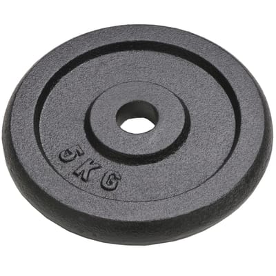 vidaXL - Halterschijven - 4 - st - 2x10 - kg - en - 2x5 - kg - gietijzer