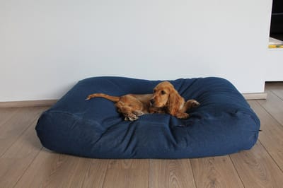 Dog's Companion Hondenkussen / Hondenbed - XL - 140 x 95 cm - Jeans Katoen
