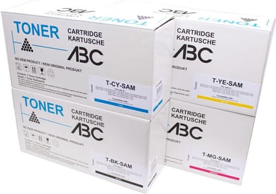 Set 4x ABC huismerk toner geschikt voor Lexmark C950 C950DE C 950 DE C 950DE