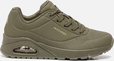 Skechers Uno - Stand On Air - Dames Sneakers - Olijfgroen