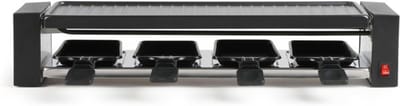 DYNA® Gourmetstel 4 personen - Gourmetstellen - Gourmet - Zwart - ‎50cm x 11cm x 10 cm