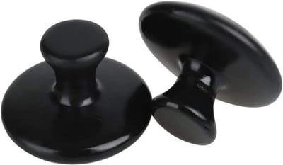 Set van 2 Natuurlijke Massage Stenen voor Hot Stone Therapie - Perfect voor Lichaam en Gezicht, Ontspanning en Wellness