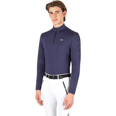 Poloshirt Rijpaard Lange Mouwen Tweede Huid Equiline Cesko