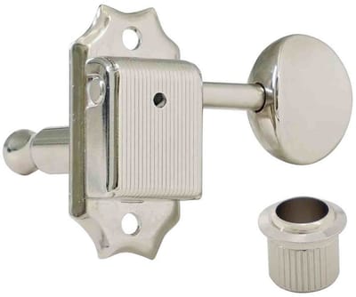 Hosco Japan H-20332NSVTR Stemmechanieken voor gitaar, 3xL + 3xR, Vintage Tone Revival Series, nikkel oval knop, nikkel