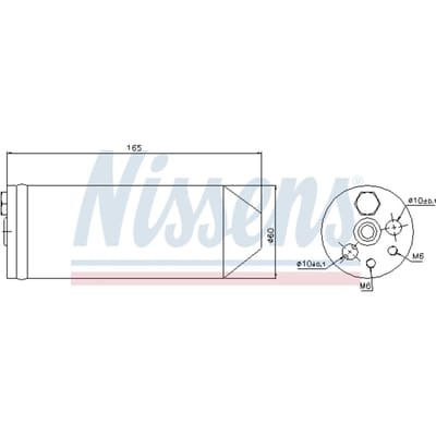 Droger, airconditioningsysteem NISSENS 95070