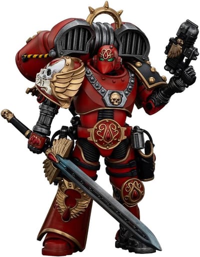 Warhammer Horus Heresy Actiefiguur 1/18 Schaal - Bloed Angels Krijger 12,6 cm