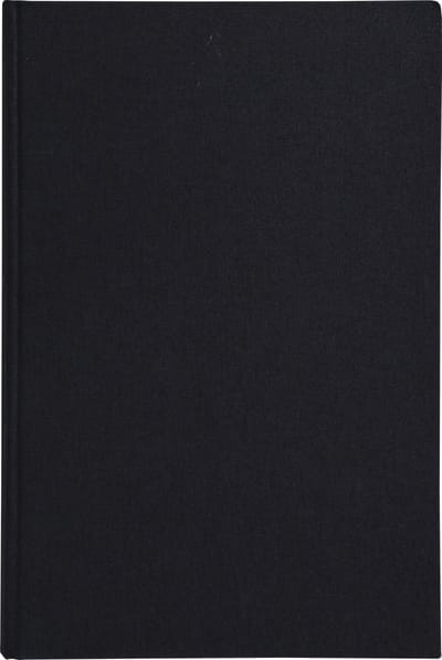 Exacompta Register 35x22,5cm - geruit 5x5 - genummerd - 200 blad - Zwarte canvas - 7529D