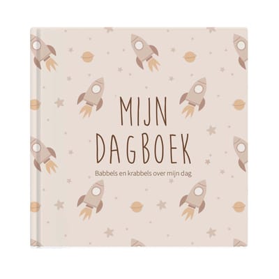 Writemoments Dagboek voor jongens - Raketten - Schrijven & tekenen