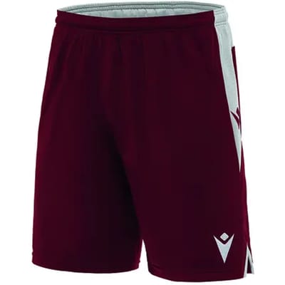 Macron Tempel Short Heren - Wit / Bordeaux | Maat: S