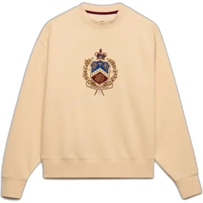 Dames sweatshirt loose Superdry Crest Crew
