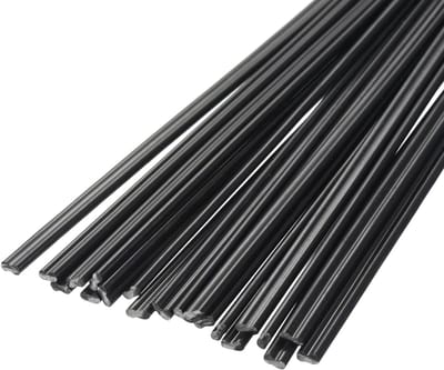 Kunststof Lasstaven - ABS Staven - Kunststof Reparatie - 20 Stuks Set - 20 cm Lengte - Zwart