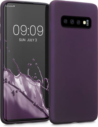 kwmobile telefoonhoesje geschikt voor Samsung Galaxy S10 - Hoesje voor smartphone - Back cover in metallic braam