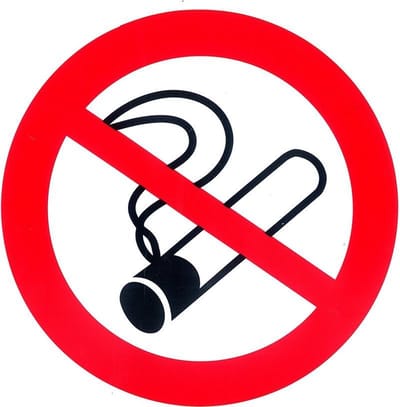 Pickup Pictogram 300 mm Verboden te roken - zelfklevende sticker