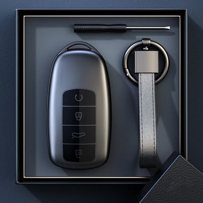 Housse Étui Gris en TPU pour Clé de Voiture Chery Jaecoo J7 7 J8 Omoda 5 C5 Tiggo 7 8 Pro Max Tiggo 7 8 Plus Arrizo 5 Plus Accessoires de Voiture gray