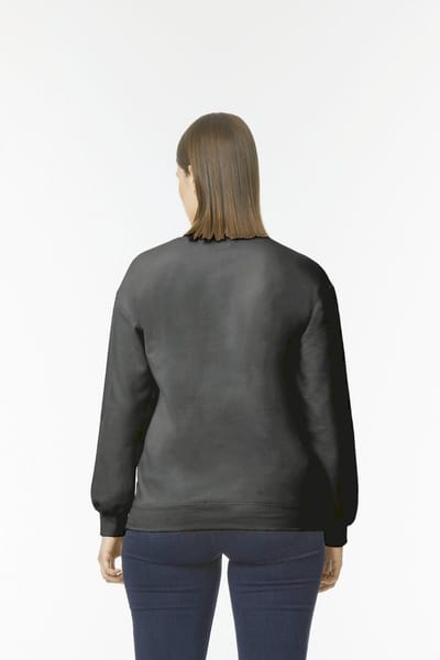 Gildan Sweater ronde hals Midweight Softstyle GISF000 - Black - XXL