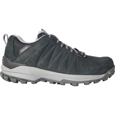 Oboz Waterdichte leren wandelschoenen voor dames (Zwart)