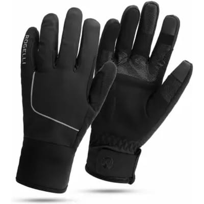Rogelli Essential Heren Fietshandschoenen - Winter - Waterproof - Zwart