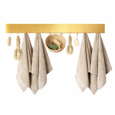 Anwicar Kapstok Loft Breedte 80cm - Coat Hanger Wall - Kledinghanger