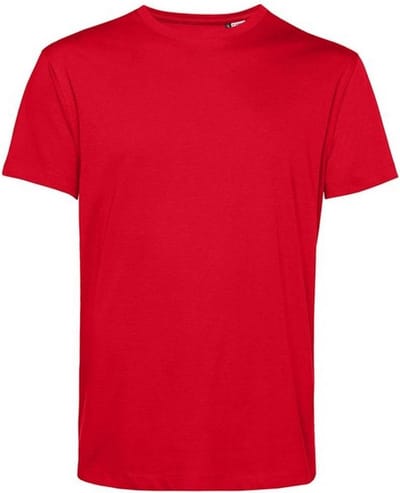B&C Heren E150 T-Shirt (Rood)