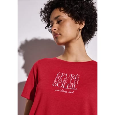 Shirt met tekst