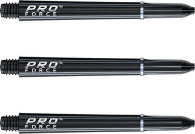 WINMAU - Pro Force Dartschachten Zwart, Medium - 1 set per pakket (3 Dartschacht in totaal)