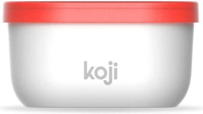 Vershoudcontainer, 2 L, Kunststof, BPA vrij, Rood/Wit - Koji by ZOKU