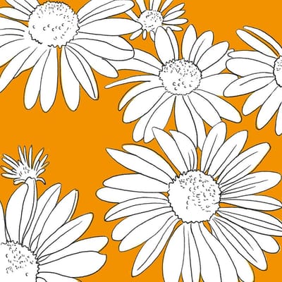 Lunch servetten Peggy orange - PPD - 33x33 cm