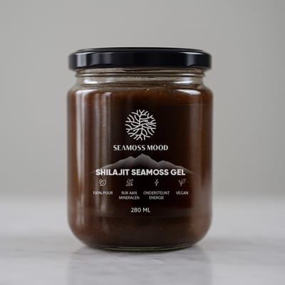 SeaMossMood Shilajit Sea Moss Gel - puur, getest, veganistisch - 100% Puur