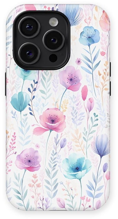 Bloemen Design Hoesje geschikt voor iPhone 14 Pro | Flower Print Tough Case met Mag | Shockproof | Bloemen Motief Backcover geschikt voor iPhone 14 Pro Blooming Dream