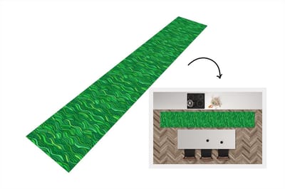 Keukenloper - Loper keuken - Zeewier - Patronen - Groen - 300x50 cm - Keukenloper vinyl