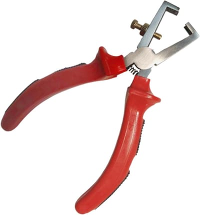 Kabel Stripper - Draad Stripper - Elektrische Installaties - Verstelbare Kabelklem - 16 x 6 x 2 cm - Grijs