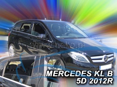 Zijwindschermen geschikt voor Mercedes B-klasse W246 2011 - V + A ramen
