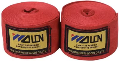 CHPN - Bandage - Boks wraps - 2,5M - Rood - 2 rollen - Katoen - Boksen - Straps - Boksbandages