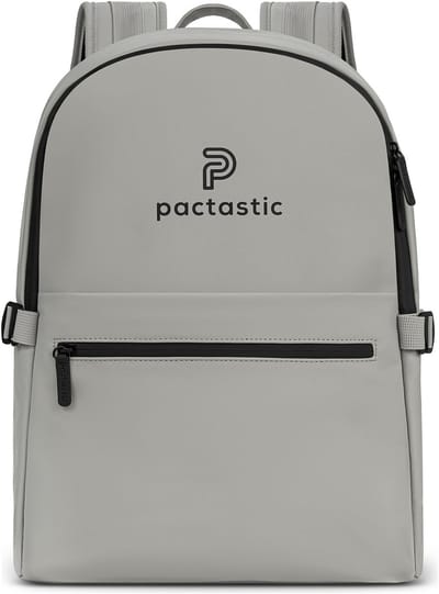 Pactastic Daypack Rugzak met laptopvak Urban Collection Round Top Backpack 44 cm 20L Grey Grijs