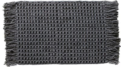 Heckettlane Badmat Madras - Badkamermat - Bidetmat - Antislip tapijt - 60x100 cm - Grijs