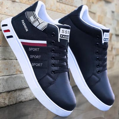 Herenlaarzen Lente Herfst Heren Hoge Enkellaarsjes Wit Ademend Casual Herenschoenen voor Heren Sneakers Platform Nieuwe herenlaarzen 39 white