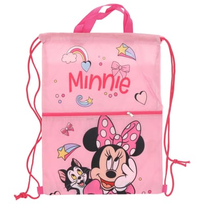Minnie Mouse Gymtas met rits - Zwemtas - 40 cm - Roze - Voor Kinderen