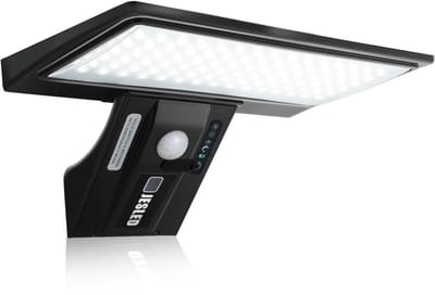 Ynkkvre – Solarlamp – LED buitenlamp met bewegingssensor – 6000K – IP65 waterdicht – met afstandsbediening – voor terras en tuin