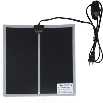 Coussin chauffant pour terrarium de reptiles Chauffage rapide 110 à Température réglable étanche Fiable pour gray