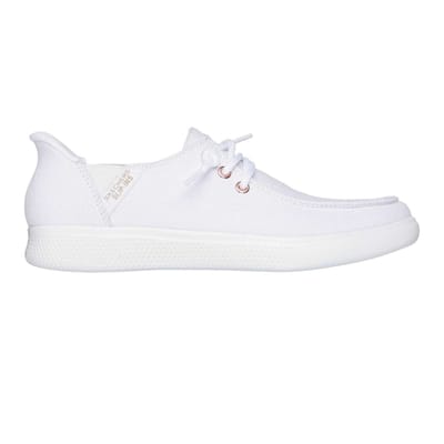 Skechers Skipcute canvas sneakers voor dames (Wit)