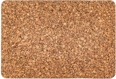 ZICZAC - Placemat - QUERCO - 100% kurk - Vlek- en waterafstotend - Rechthoekig - 45,5x30,5 cm - Grain - SET/2