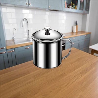 Materiaal van roestvrij staal 304 voor verdikte waterbeker met deksel waterbeker theekop / theekop / studentenbeker theemok kantoor - 316L waterbeker [medium] 410ml