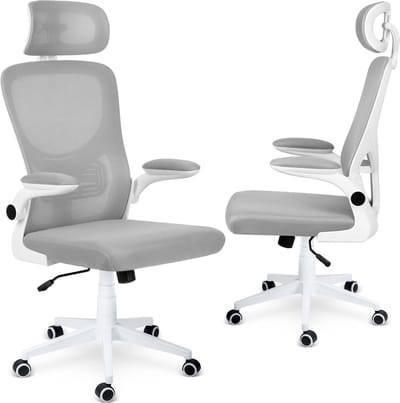 Sofotel Brass micromesh bureaustoel - grijs
