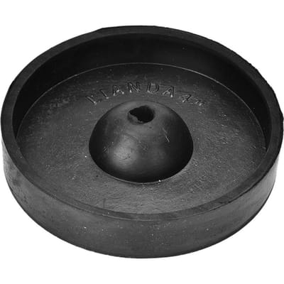 Rubberen gietboomvoet Sieradenverwerkingsaccessoire Rubberen basisplaat voor wasgieten (4in) black