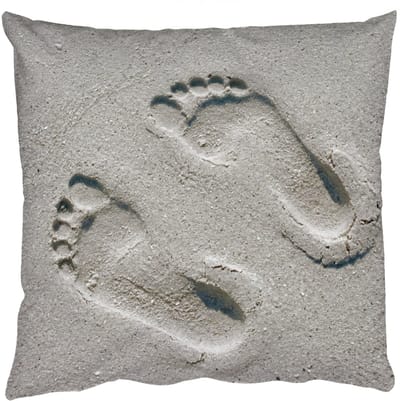 Sierkussens - Kussentjes Woonkamer - 50x50 cm - Voeten - Zand - Zee