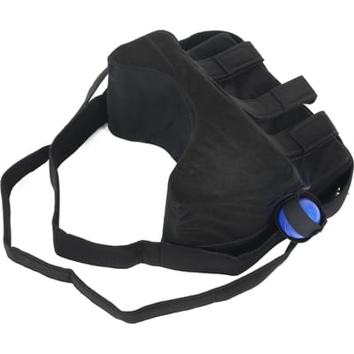 Schouderabductie Sling Ondersteuning Brace Band Verstelbare Dislocatie Fixatie met Knijpbal (Laat black
