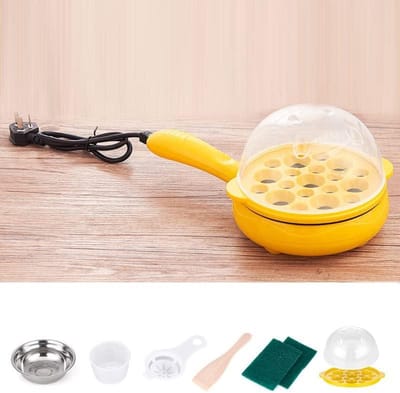 Multifunctionele 2-in-1 Eierkoker met Panfunctie | Automatische Uitschakeling | Snel & Eenvoudig
